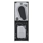 Lavadora e secadora lg wk14bs6 washtower 14kg turbowash 360° ai thinq black inox