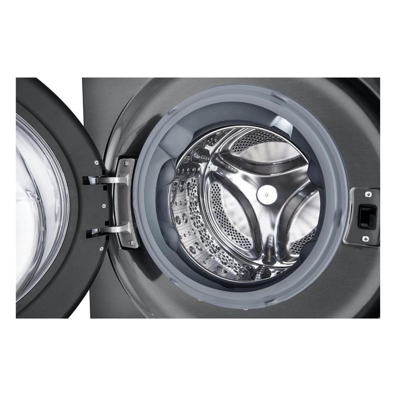 Lavadora e secadora lg wk14bs6 washtower 14kg turbowash 360° ai thinq black inox