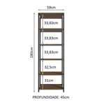 Guarda-roupa closet modulado valencia 59cm madesa