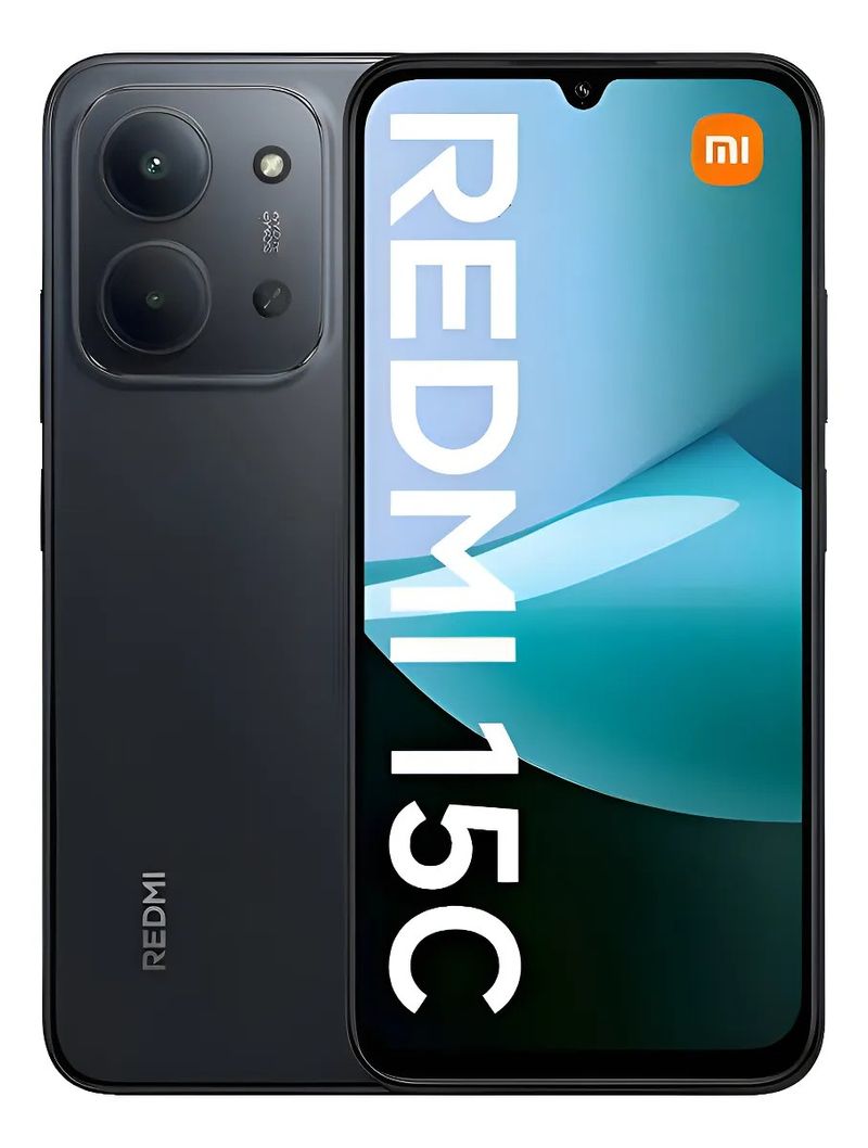 Smartphone Redmi 15C 4GB RAM 128GB (Negro Ocaso)
