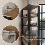 Guarda-roupa closet modulado 4 gavetas 258 cm valencia madesa 06