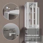 Guarda-roupa closet modulado 4 gavetas 140 cm branco valencia madesa