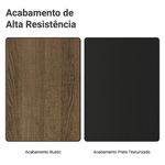Guarda-roupa closet modulado valencia 4 gavetas 258cm madesa 02