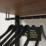 Guarda-roupa closet modulado 4 gavetas 317 cm valencia madesa