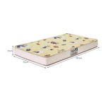 Kit Gêmeos Berço Mini Cama Danny Branco Brilho Com Colchões Supreme - Reller Móveis Branco Brilho