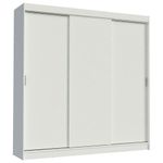 Guarda-roupa casal madesa kansas 3 portas de correr 3 gavetas