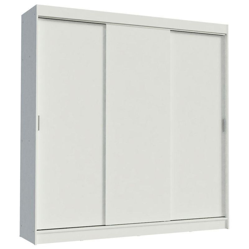 Guarda-roupa casal madesa kansas 3 portas de correr 3 gavetas