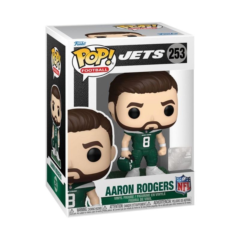 Boneco funko pop! nfl - jets - aaron rodgers