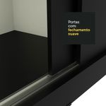 Guarda-roupa casal madesa austin 4 portas de correr com espelhos 3 gavetas