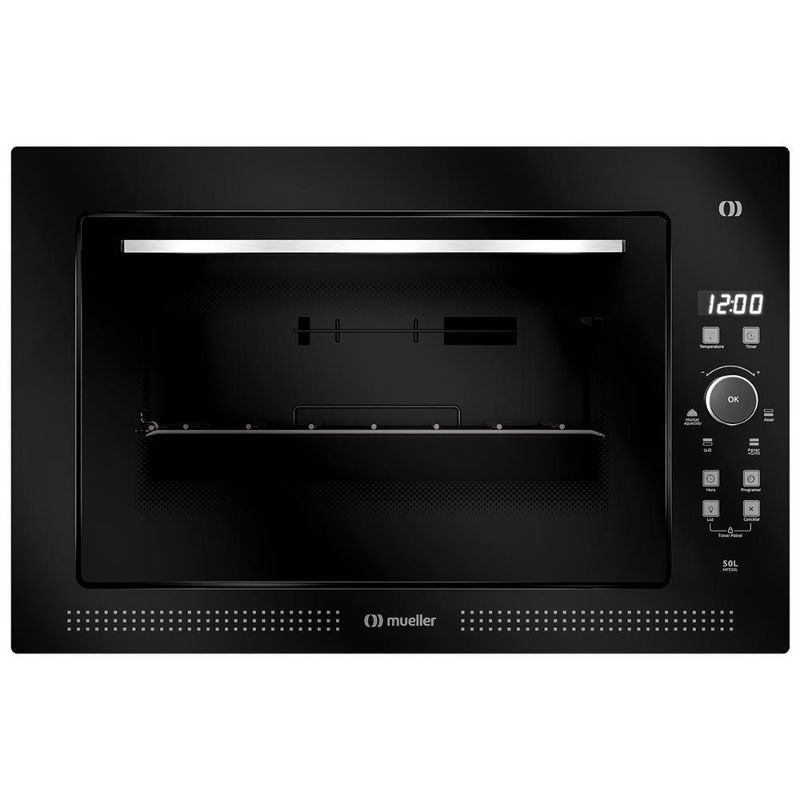 Forno Elétrico de Embutir Digital Mueller MFE50L 50L 1800W Preto 220V