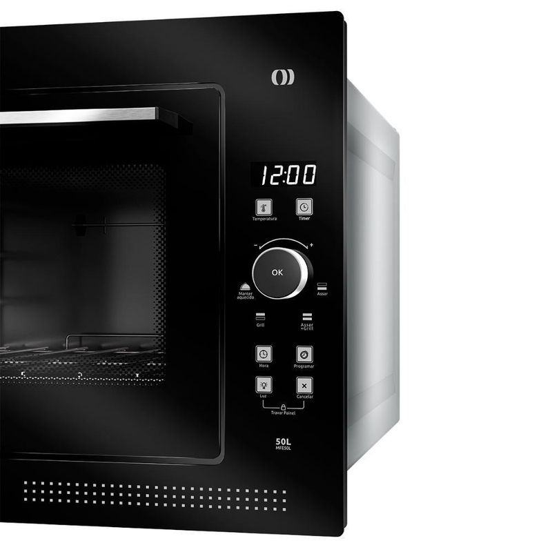 Forno Elétrico de Embutir Digital Mueller MFE50L 50L 1800W Preto 220V