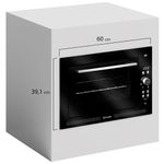 Forno Elétrico de Embutir Digital Mueller MFE50L 50L 1800W Preto 220V