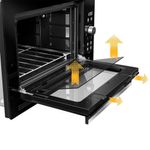 Forno Elétrico de Embutir Digital Mueller MFE50L 50L 1800W Preto 220V