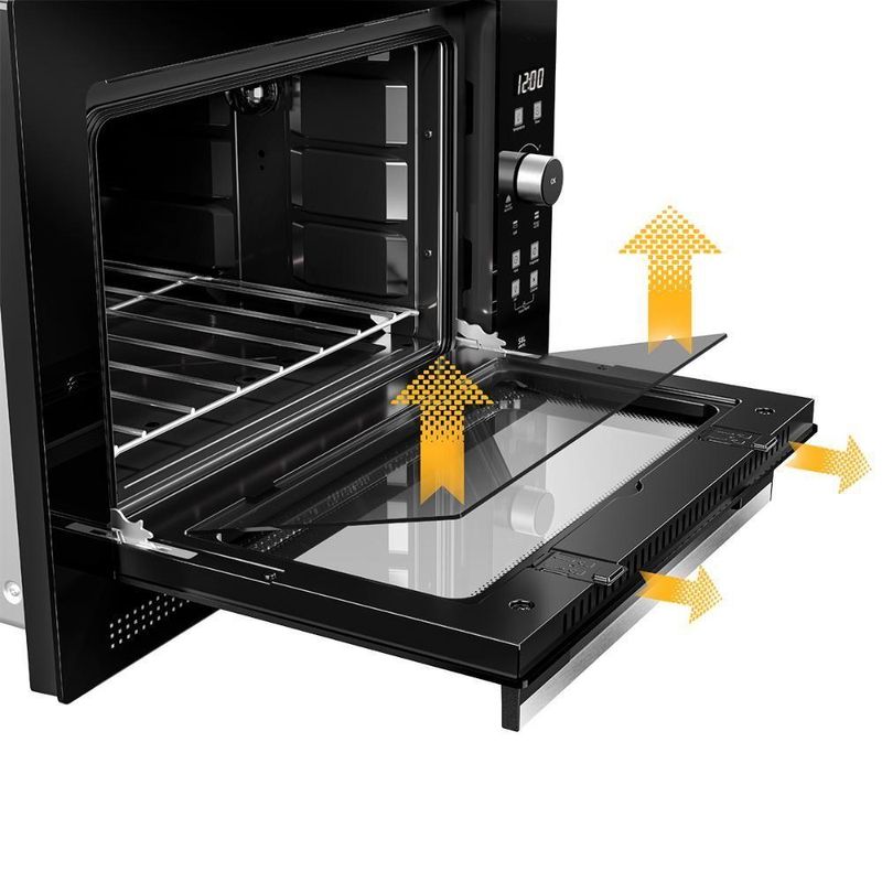 Forno Elétrico de Embutir Digital Mueller MFE50L 50L 1800W Preto 220V