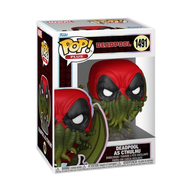 Boneco funko pop! deadpool literaruta clássica - cthulhu
