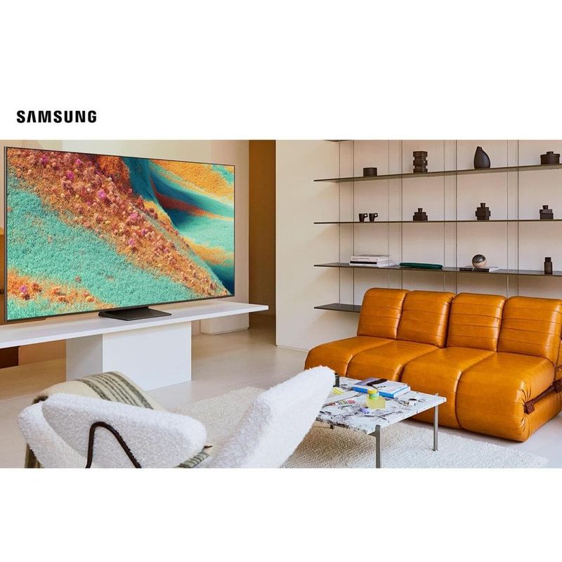 Smart tv samsung 55" 4k neo qled ultra qn55qn85fagxzd painel até 144hz ai dolby atmos controle por gestos preta titan