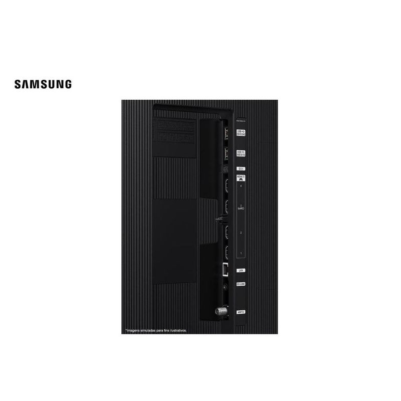 Smart tv samsung 55" 4k neo qled ultra qn55qn85fagxzd painel até 144hz ai dolby atmos controle por gestos preta titan