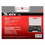 Jogo de brocas e bits misto 300 peças aço 40x vk6 aço carbono nitreto titânio mtx