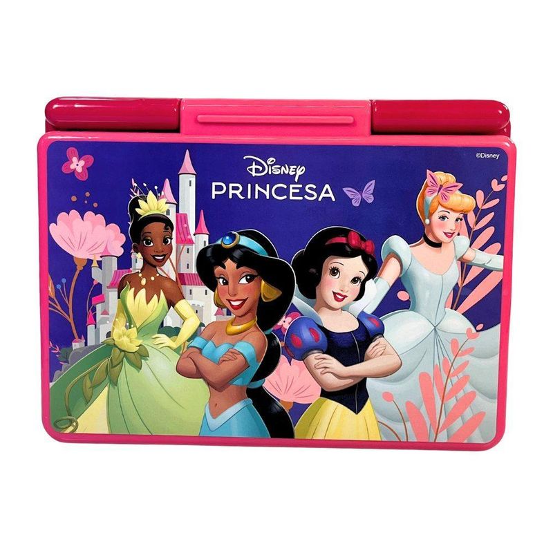 Laptop minigame notebook infantil bilíngue disney princesas