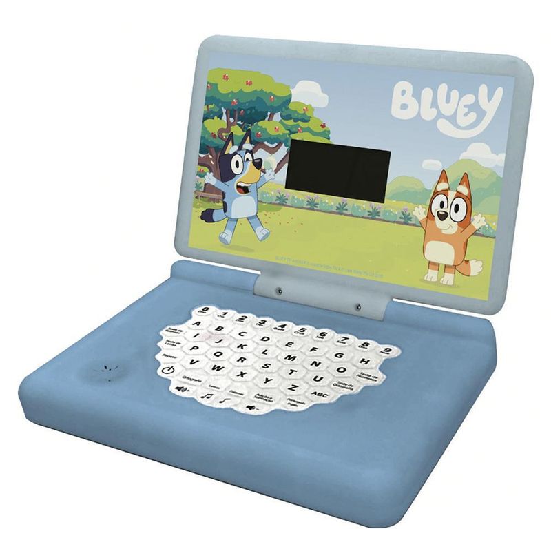 Laptop minigame notebook infantil bilíngue bluey