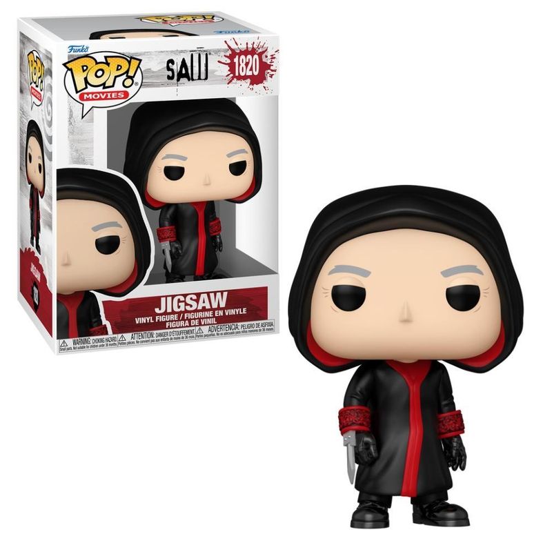Boneco funko pop! jogos mortais - jigsaw killer