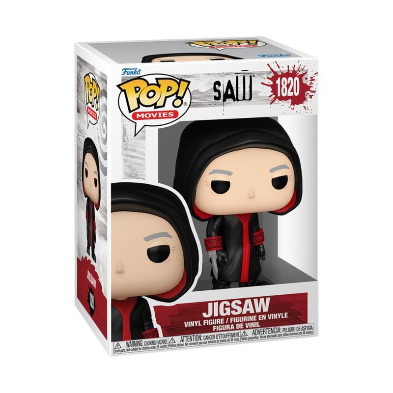 Boneco funko pop! jogos mortais - jigsaw killer