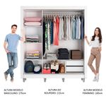 Guarda roupa casal madesa lyon 3 portas de correr de espelho 2 gavetas com pés