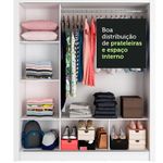 Guarda roupa casal madesa mônaco 3 portas de correr com espelhos