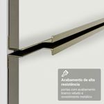 Armário aéreo 50cm 1 porta branco/branco veludo lux madesa