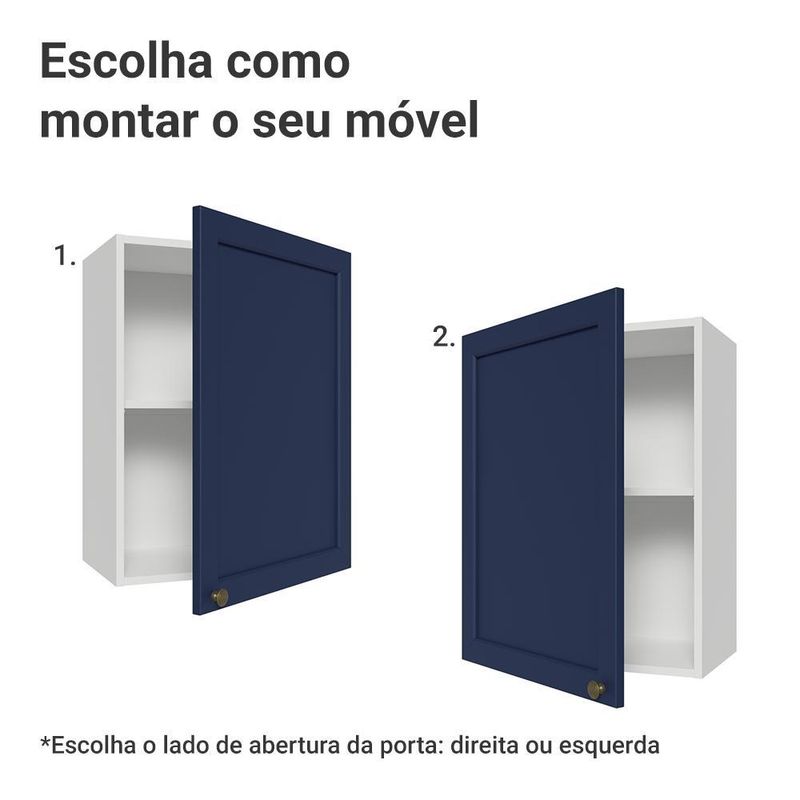 Armário aéreo 50cm 1 porta vik madesa b