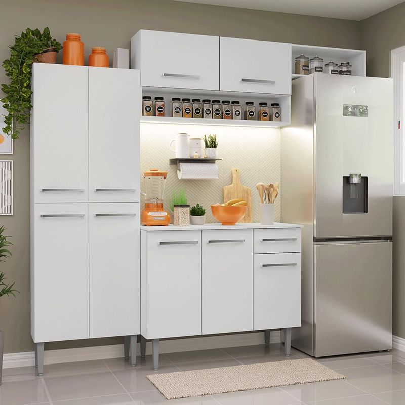 Armário de cozinha completa 229cm emilly madesa 18