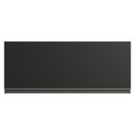 Arm??rio a??reo 80 cm 1 porta basculante preto nice madesa