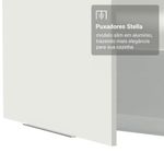Arm??rio a??reo 50cm 1 porta branco stella madesa