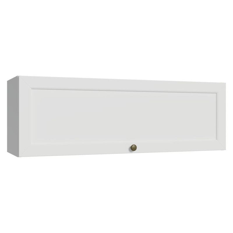 Arm??rio a??reo 100 cm 1 porta basculante branco vik madesa