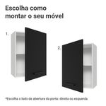 Arm??rio a??reo 50cm 1 porta agata madesa b