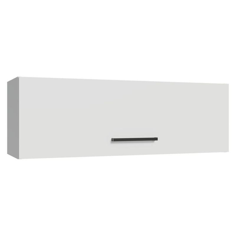 Arm??rio a??reo 100 cm 1 porta basculante branco agata madesa