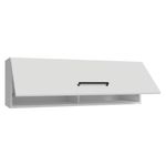 Arm??rio a??reo 100 cm 1 porta basculante branco agata madesa
