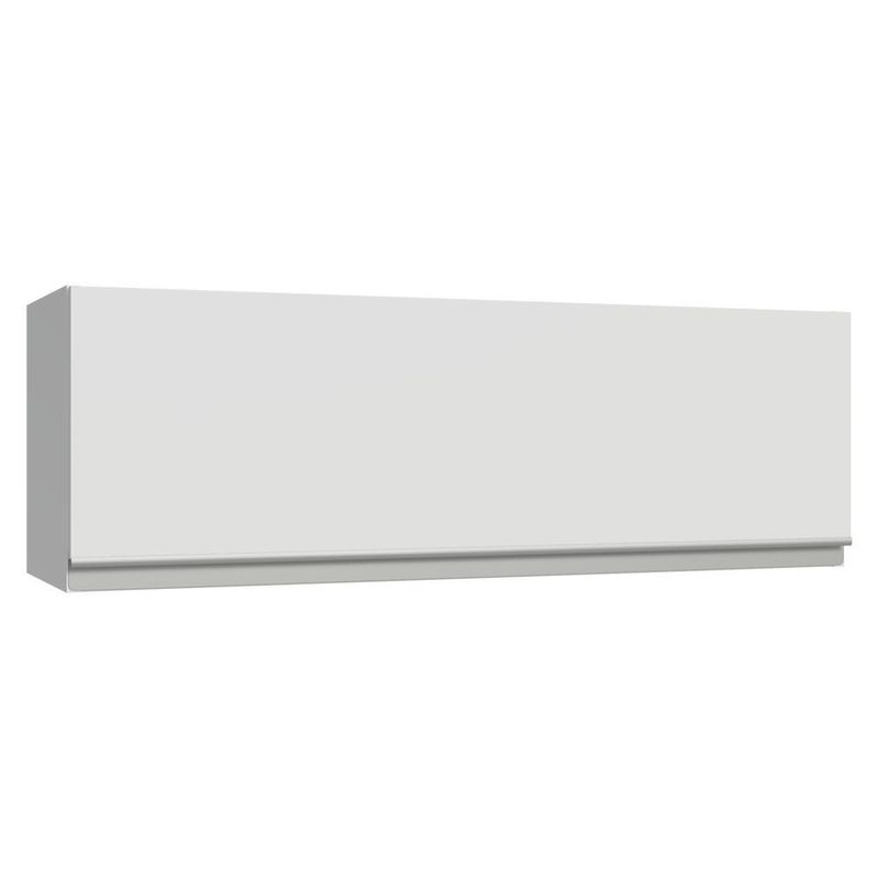 Arm??rio a??reo 100 cm 1 porta basculante branco glamy madesa