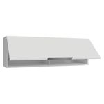 Arm??rio a??reo 100 cm 1 porta basculante branco stella madesa