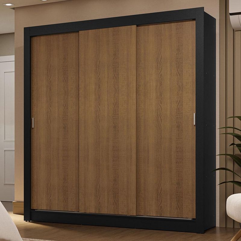 Guarda-roupa casal 3 portas de correr sublime madesa