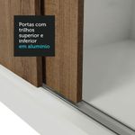 Guarda-roupa casal 3 portas de correr sublime madesa
