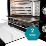 Forno El??trico de Bancada Philco PFE80A 80L 2800W com 4 Resist??ncias Preto 220V