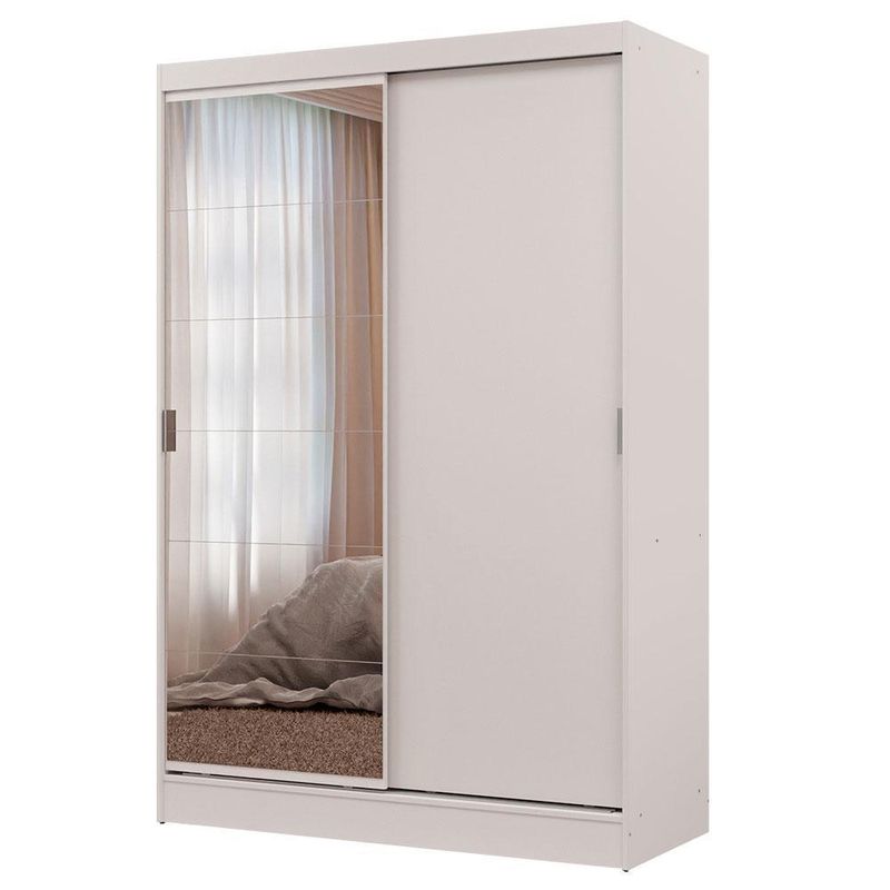 Guarda-roupa 2 portas de correr com espelho max madesa
