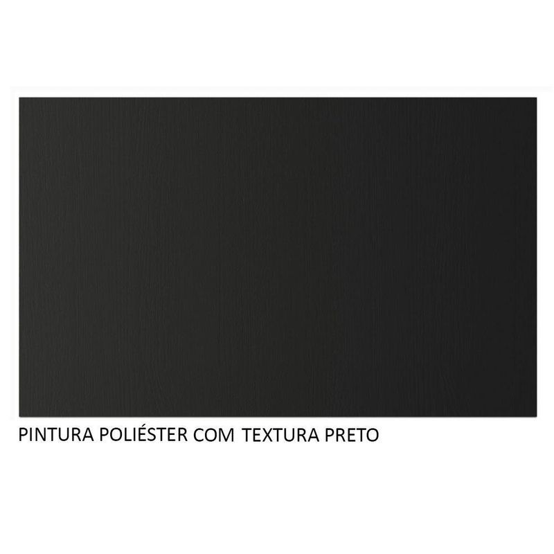 Estante livreiro madesa 6907 com 3 nichos - preto