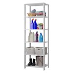 Estante arm??rio multiuso para lavanderia 59cm branco madesa