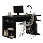 Escrivaninha mesa para computador office 9409 madesa - preto