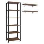 Estante arm??rio multiuso e prateleiras para lavanderia 139 cm valencia madesa