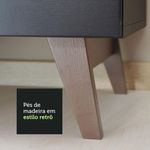 Cozinha completa madesa reims 240002 com arm??rio e balc??o - preto