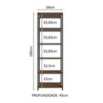 Estante arm??rio multiuso para lavanderia 59 cm valencia madesa