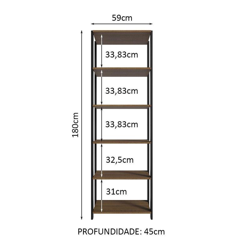 Estante arm??rio multiuso para lavanderia 59 cm valencia madesa